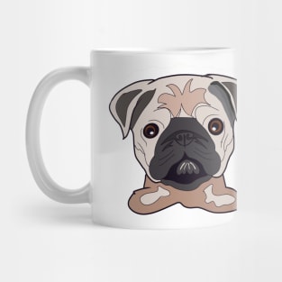 Cute baby pug face Mug